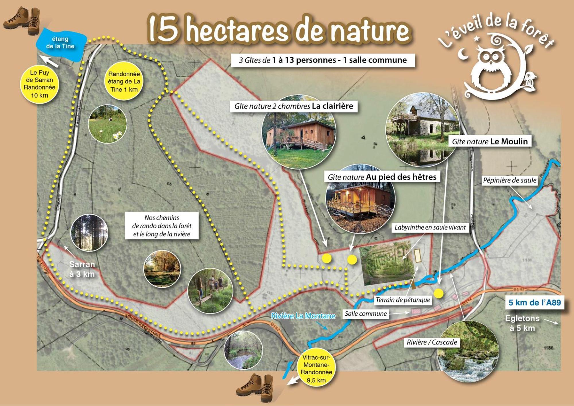 Gite Nature Au Pied Des Hetres Vitrac-sur-Montane Exterior photo